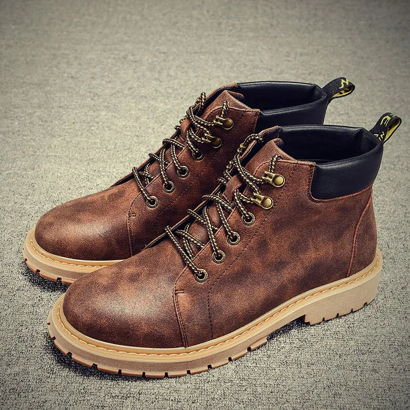 Bottes homme imperméables – Design robuste pour l’hiver