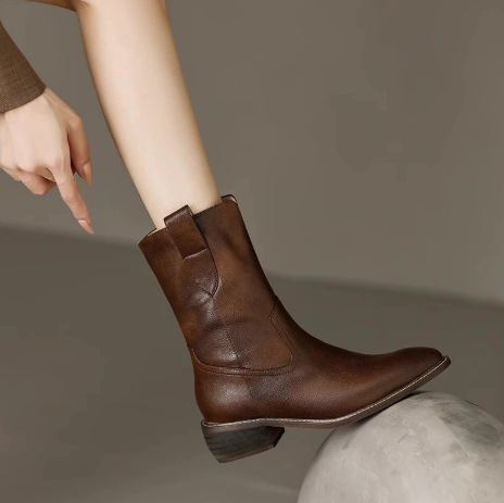 Bottines femme à talon bloc – Élégance et confort au quotidien