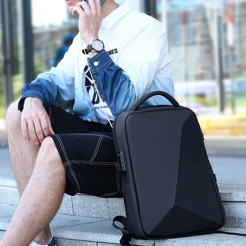 Sac à dos professionnel – Design urbain minimaliste avec port USB et serrure TSA