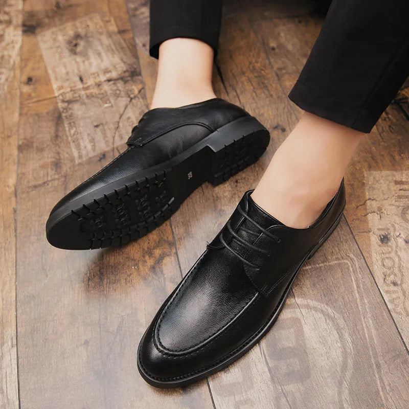 Chaussure habillée homme – Style britannique en cuir synthétique