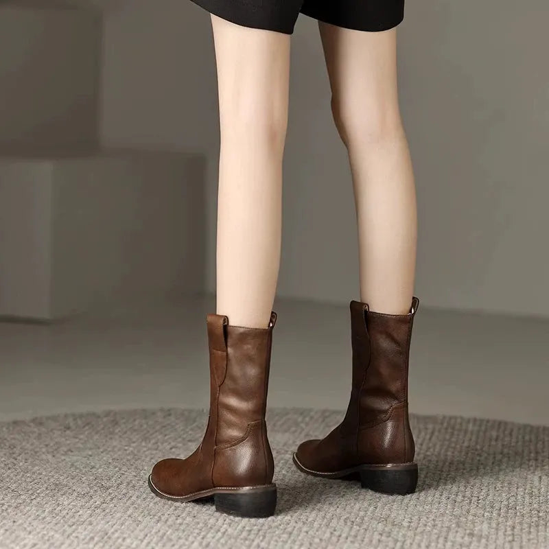 Bottines femme à talon bloc – Élégance et confort au quotidien