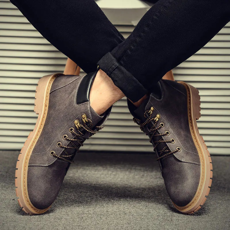 Bottes homme imperméables – Design robuste pour l’hiver