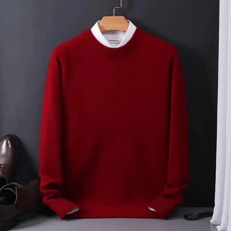 Pull homme en laine – Style minimaliste et élégant