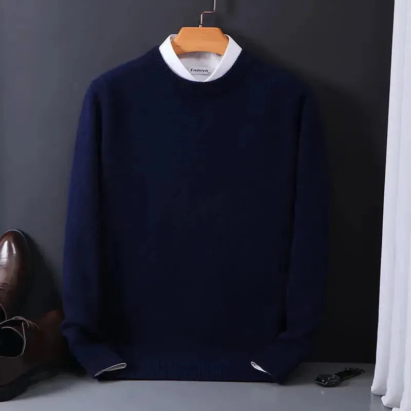 Pull homme en laine – Style minimaliste et élégant