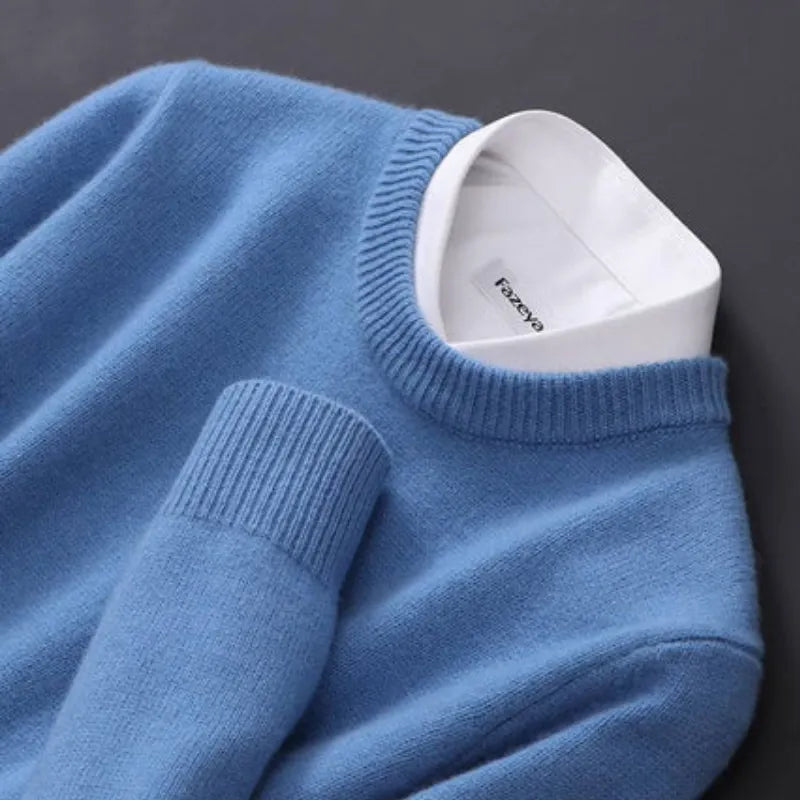 Pull homme en laine – Style minimaliste et élégant