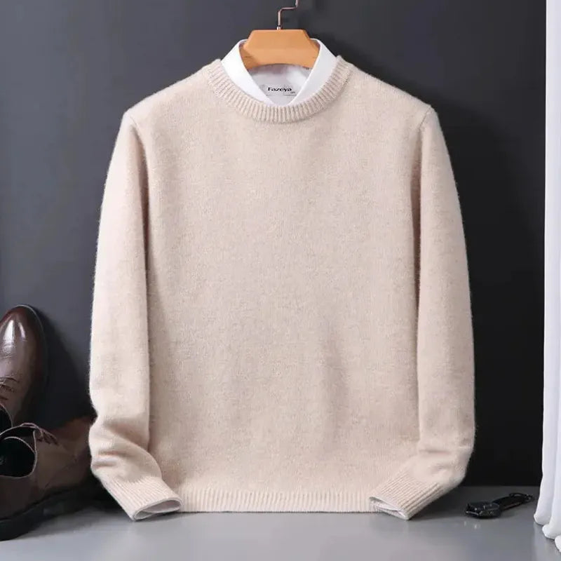 Pull homme en laine – Style minimaliste et élégant