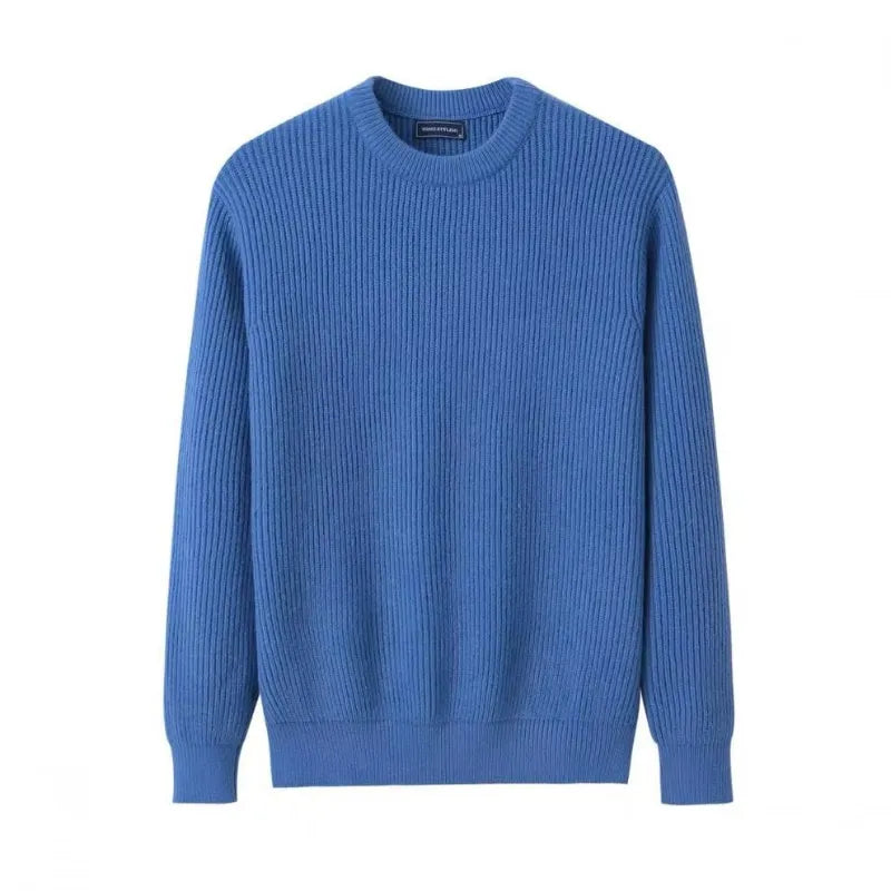 Pull homme minimaliste – Tricot doux à col rond