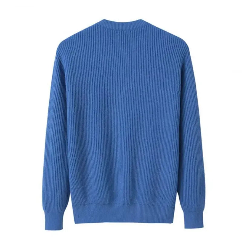 Pull homme minimaliste – Tricot doux à col rond